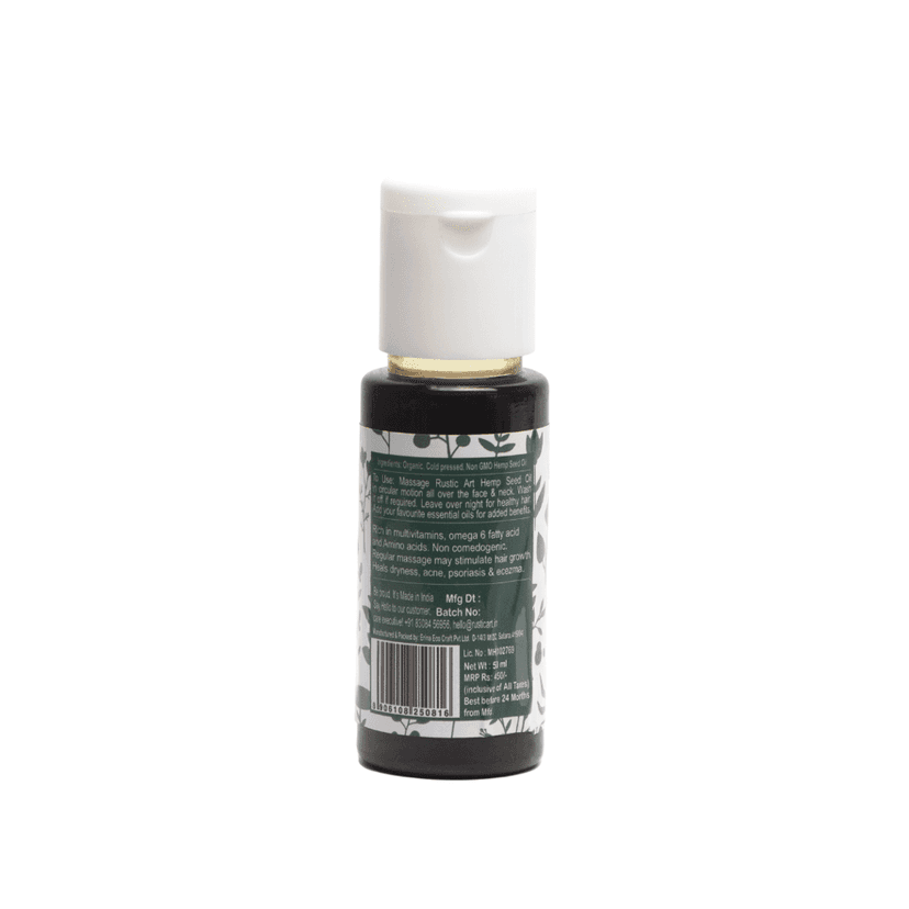 Organic Hemp Seed Oil (50ml) view 3