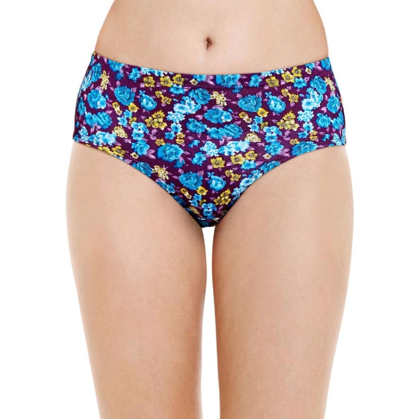 Bodycare women's combed cotton assorted Hipster Panty Pack of 3 ( 3800-D ) view 3