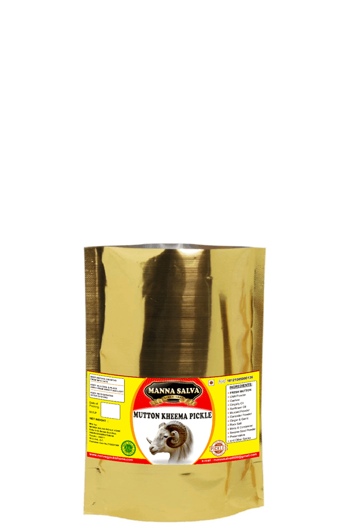 Manna Salva Pickles- Mutton Keema Pickle - Non-Veg Pickle. view 3