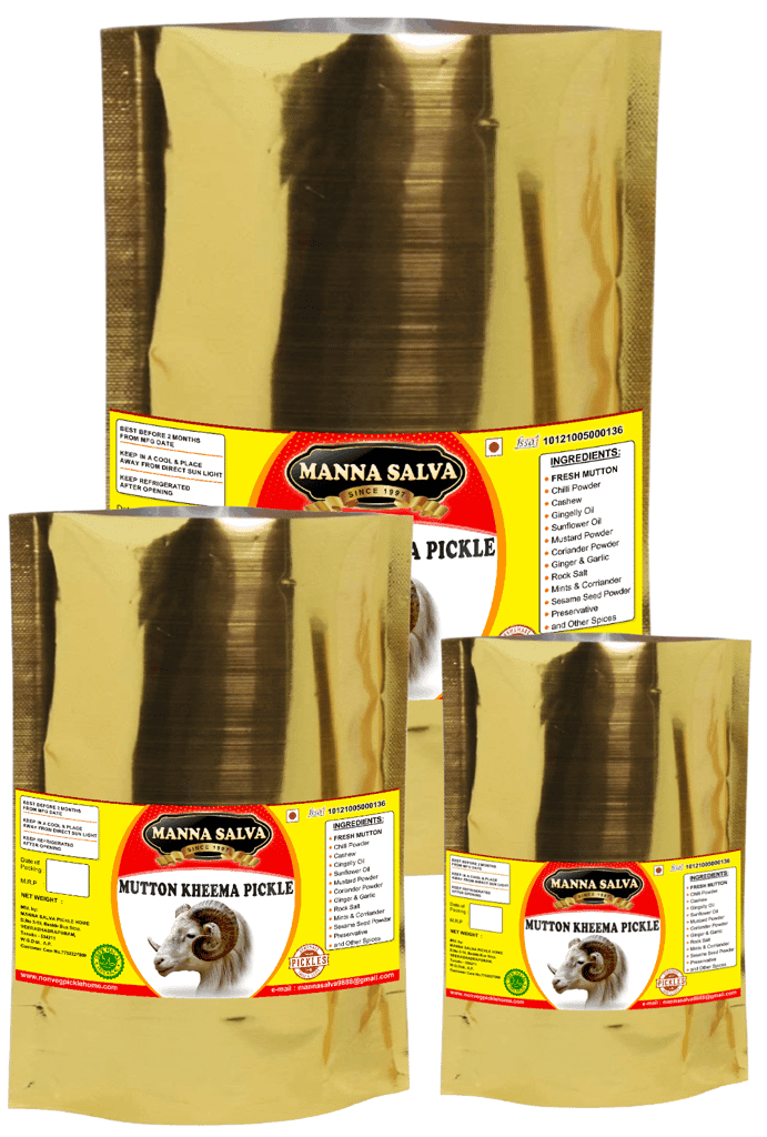 Manna Salva Pickles- Mutton Keema Pickle - Non-Veg Pickle. view 4