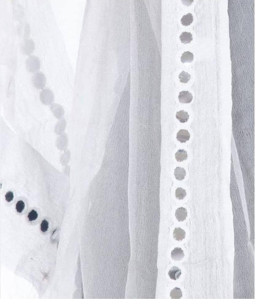 Apratim White Tissue Dupatta view 2