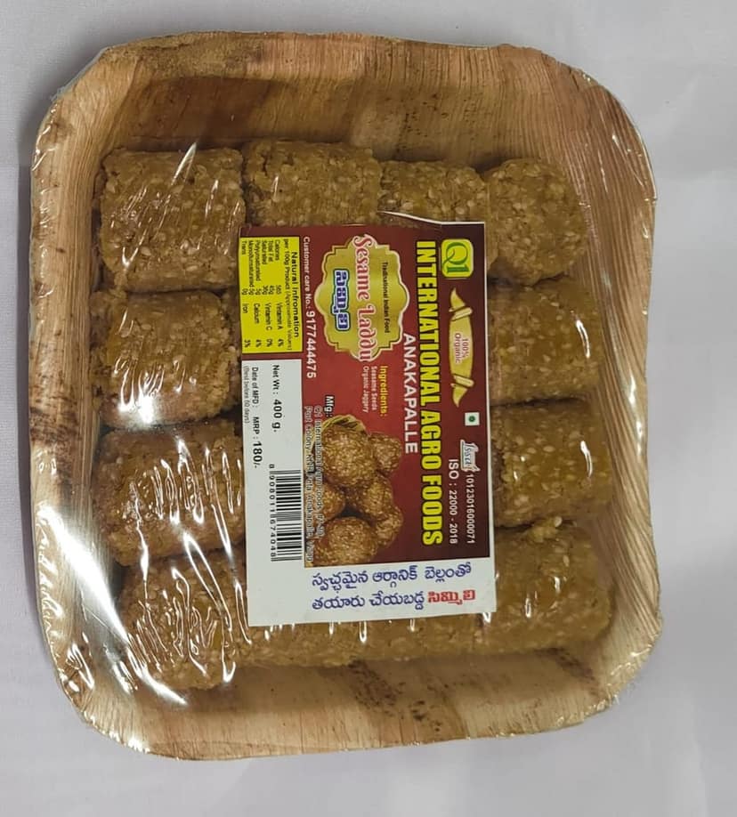 Organic Sesame Laddu - 400g view 2