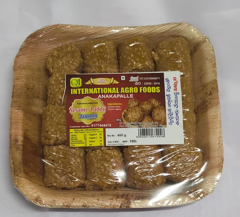 Organic Sesame Laddu - 400g view 3
