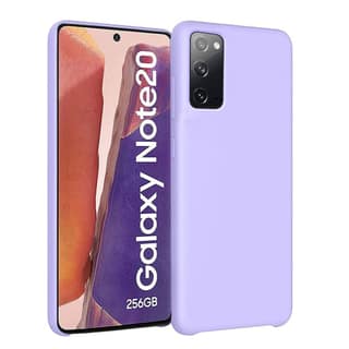 LIRAMARK Liquid Silicone Soft Back Cover Case for Samsung Galaxy Note 20