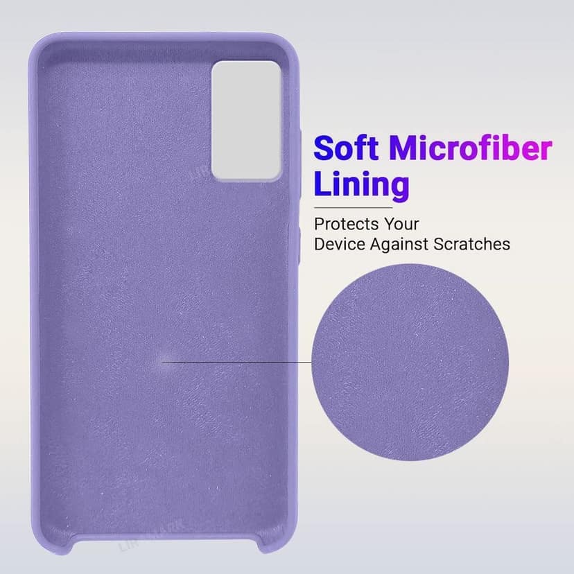 LIRAMARK Liquid Silicone Soft Back Cover Case for Samsung Galaxy Note 20 view 4