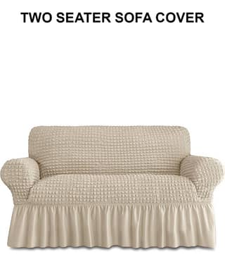 Cortina 2 Seater Polyester Sofa Cover ( Pack of 1 )