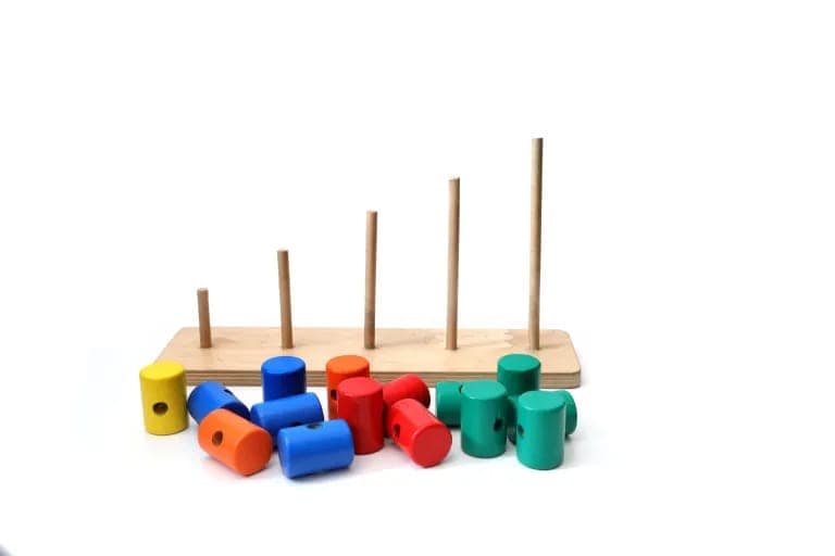Wooden Toys for kids - Color Block Sorter| Eco-Friendly Wooden Toys - D’bebé view 2