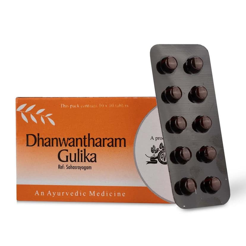 Dhanwantharam Gulika | 100 nos strips