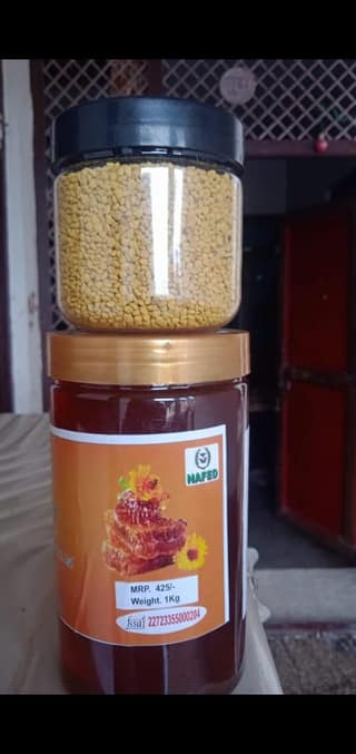 Bee Pollen + Raw Musatard Honey (Combo Pack)