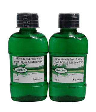 Xylovis Lidocaine Hydrochloride Oral Topical Solution USP 100ml