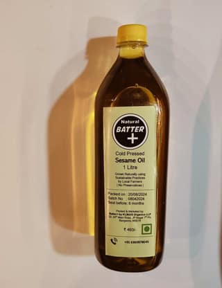 Batter Plus Cold Pressed Sesame Oil 1 Ltr