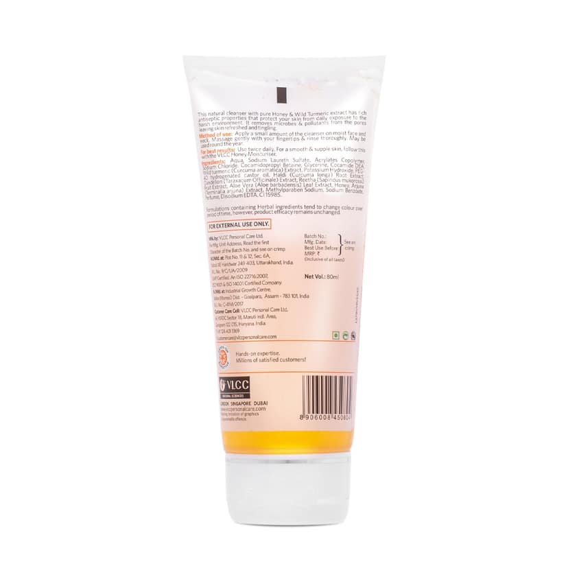 Vlcc Natural Sciences Wild Turmeric Face Wash - 80Ml (Pack Of 3) view 2