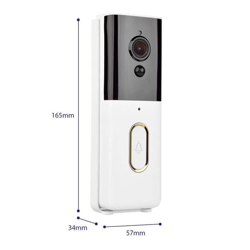 AUSHA V2 Smart Video Doorbell | HD Camera, 160° Wide Angle, Human Detection & Two-Way Audio view 6