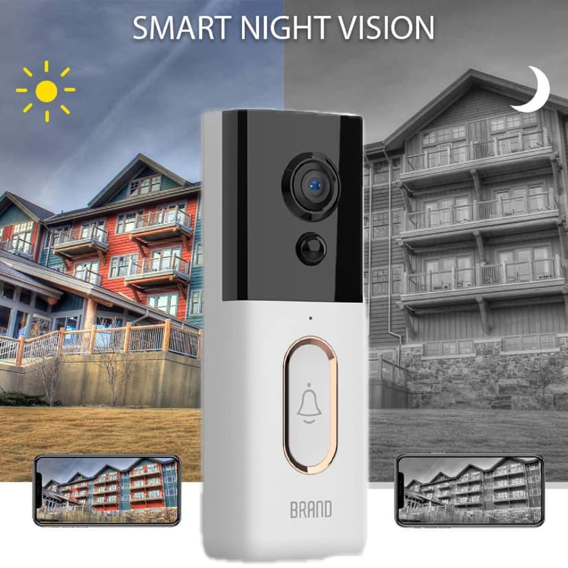 AUSHA V2 Smart Video Doorbell | HD Camera, 160° Wide Angle, Human Detection & Two-Way Audio view 9