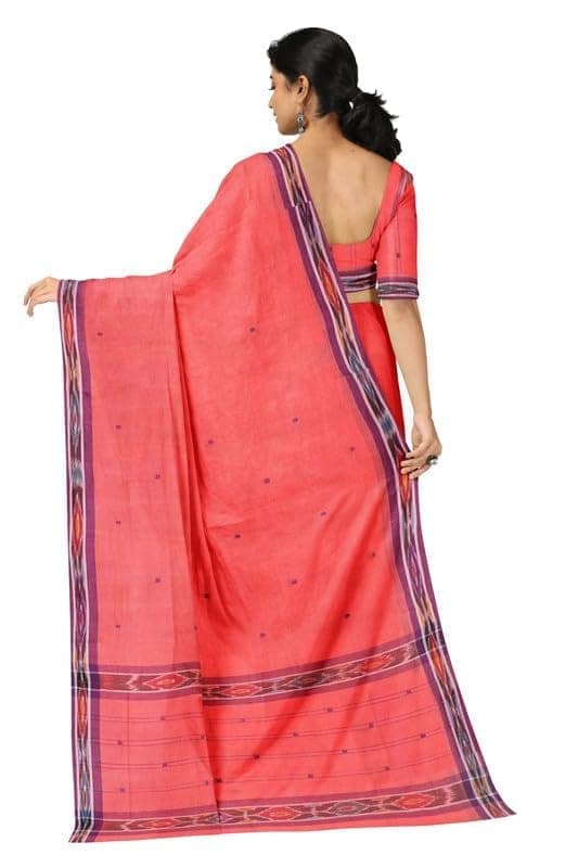 APCO Handloom (A Andhra Pradesh Govt Emporium)- Women's Traditional Pure Handloom Dulla Cotton Saree | DL0008 view 3
