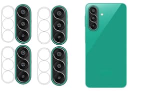 ISAAK Back Camera Lens Protector compatible for Samsung Galaxy F70 Pro 5G (Pack of 4)