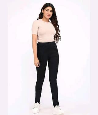 OuterWear - Black Denim Regular Fit Women's Jeans ( Pack of 1 )