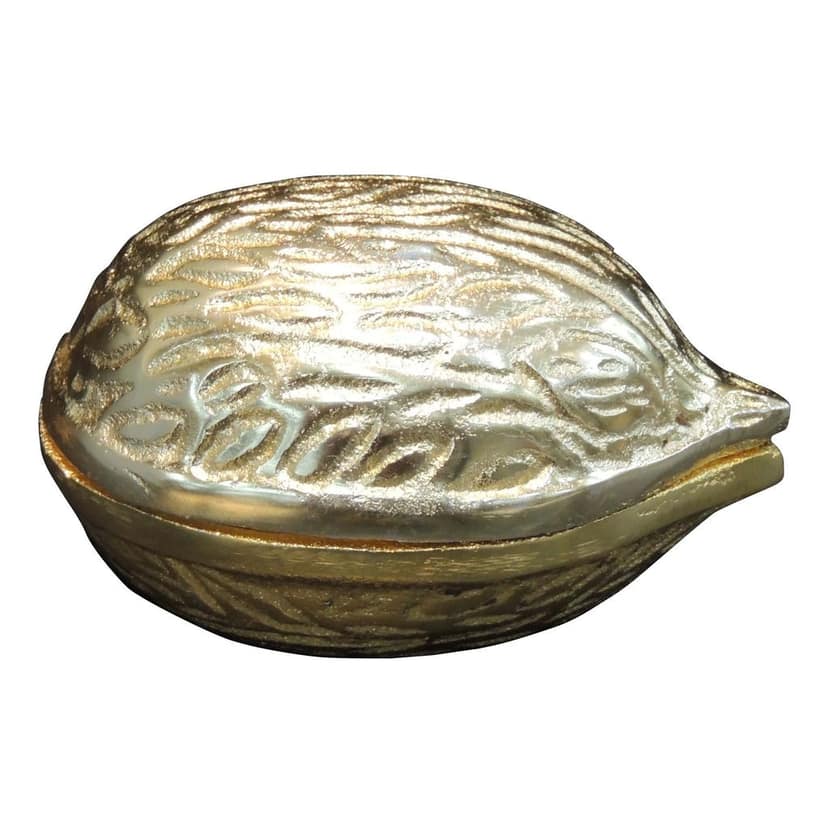 Aluminium Decorative Walnut Shape Dry Fruit Box No. 1 (ATMAS069 B) view 3