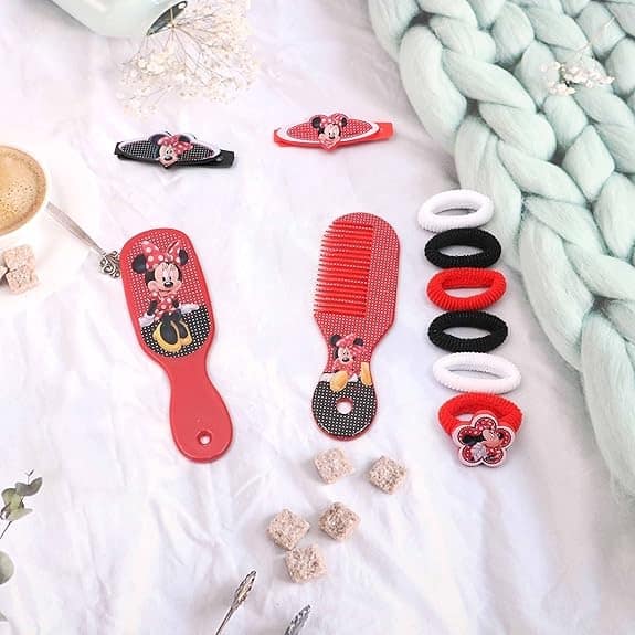 Li'l Diva Minnie Mouse Hair Accessories Gift Set For Girls 3 Years And Above view 2