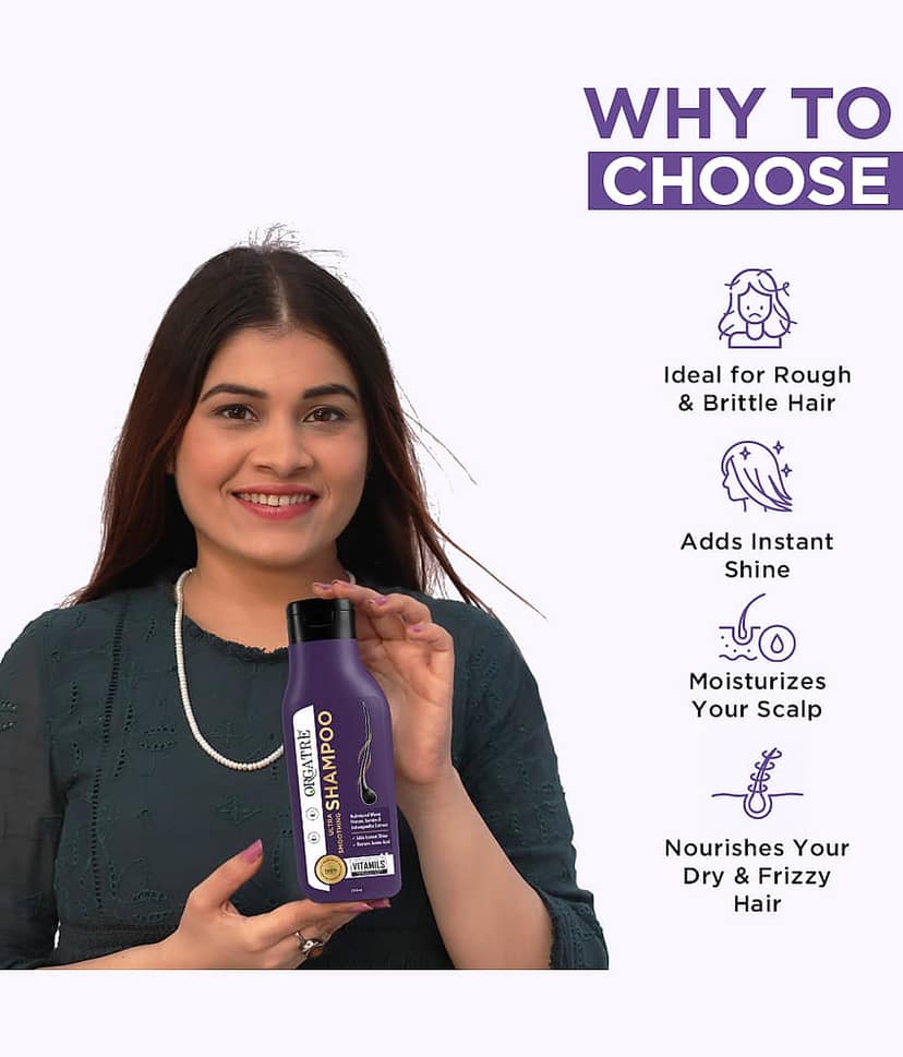 ORGATRE Smoothening Shampoo 250 ML ( Pack of 1 ) view 2