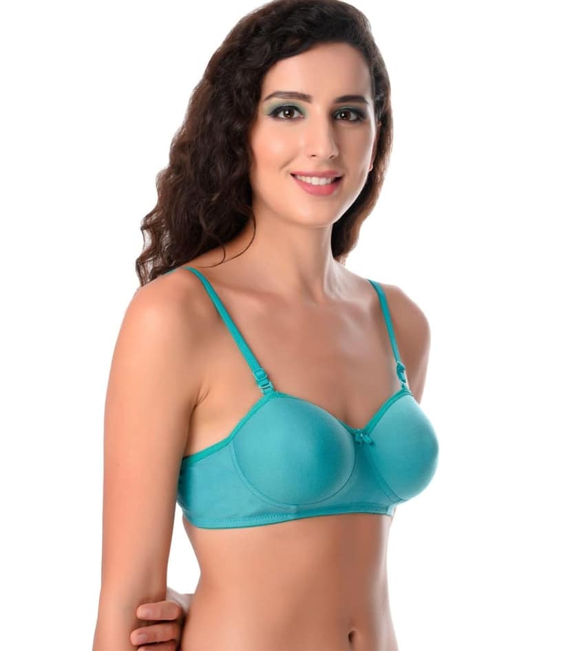 ADORNSTAR Women's Cotton Light Padded Full Coverage Bra view 2