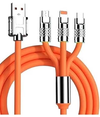 THRIFTKART Multicolor 5 A Multi Pin Cable 1.5 Meter
