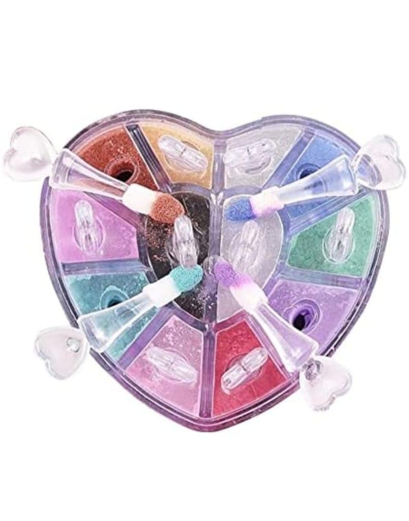 Heart Shape Eyeshadow Palette, 12 Silky Shimmery Colors, Long-Lasting view 4