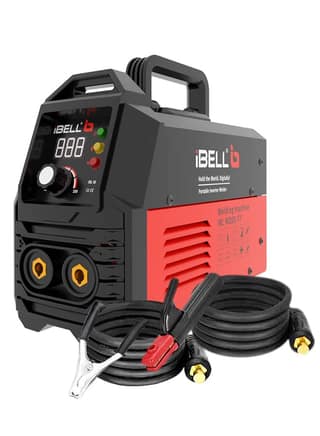 iBELL M200-77SC Inverter ARC Welding Machine 200A | Adjustable Hot Start & Arc Force | Portable IGBT Welder with Anti-Stick | 220V ±15% | Supports 1-4mm Electrodes