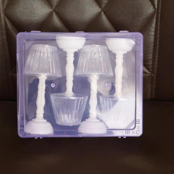 LED Crystal Table Lamps (4 Pcs)