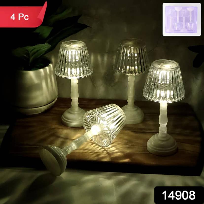 LED Crystal Table Lamps (4 Pcs) view 2