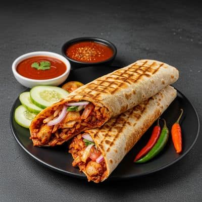 Rumali Spicy Shawarma