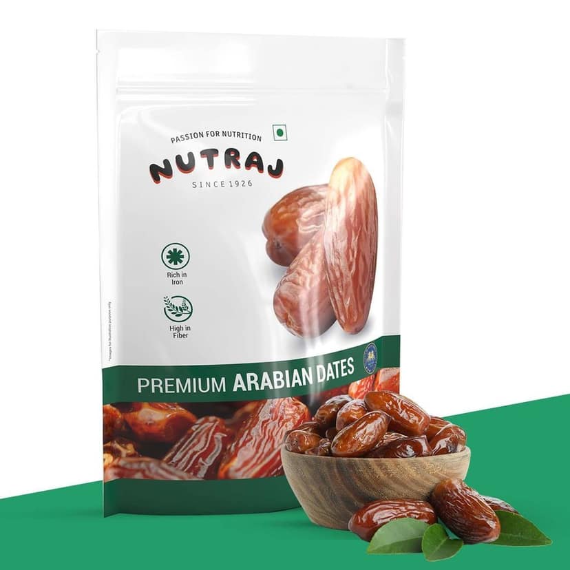 Nutraj Arabian Dates (Khajoor) 500g view 2