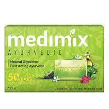 Medimix Natural Glycerine Ayurvedic Bathing Bar, 125 G Carton