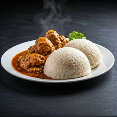 1 No Mudde With Full Chicken Kurma