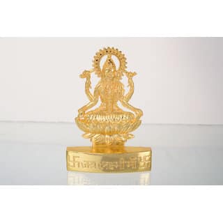 Gold Plated Laxmi Idol