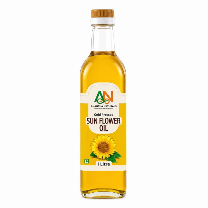 Sunflower oil view 3