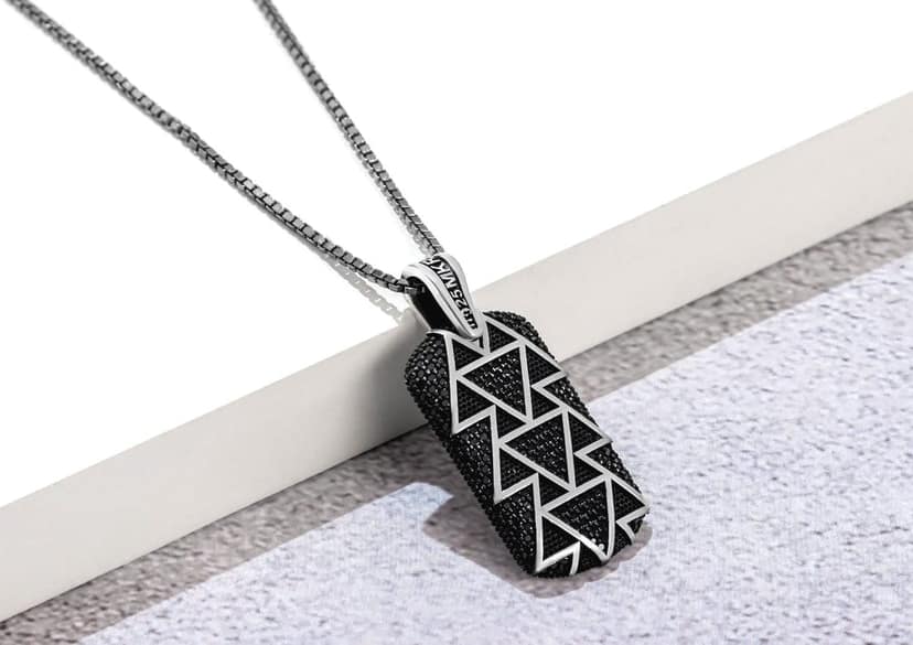 Dark Iced Dog Tag view 4