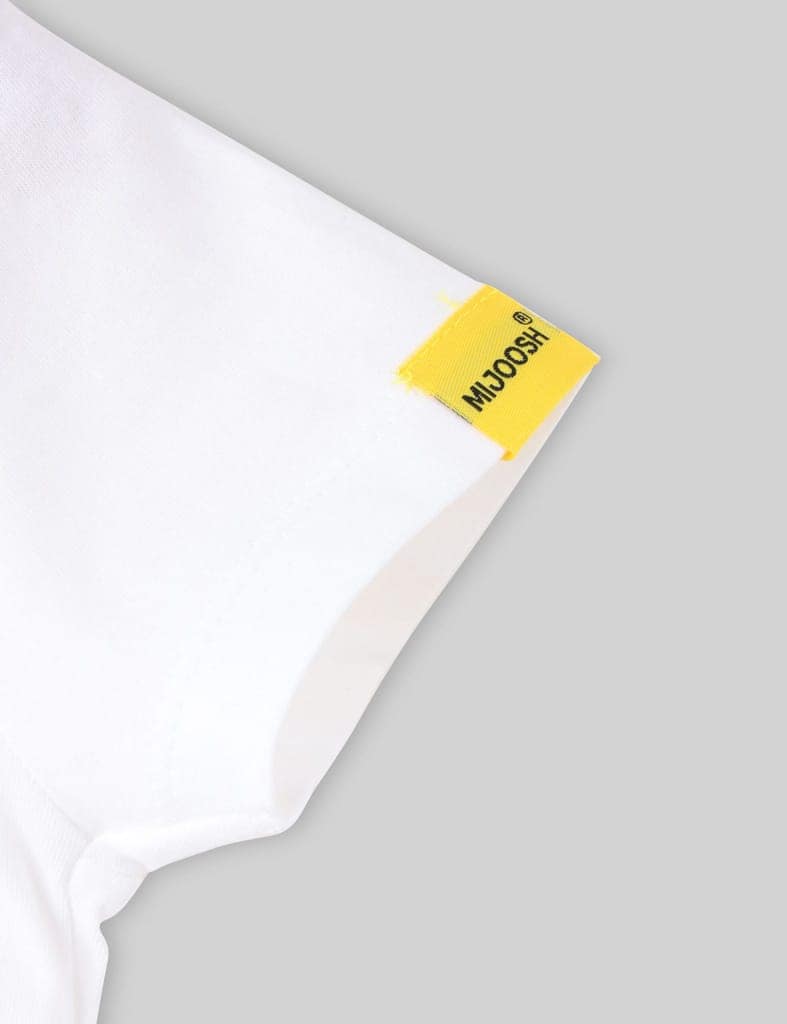 Girls T shirt Cotton White Honeybee view 3