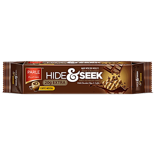 Parle Hide & Seek Caffe Mocha Cookies, 120 g (Get 20gm Extra)