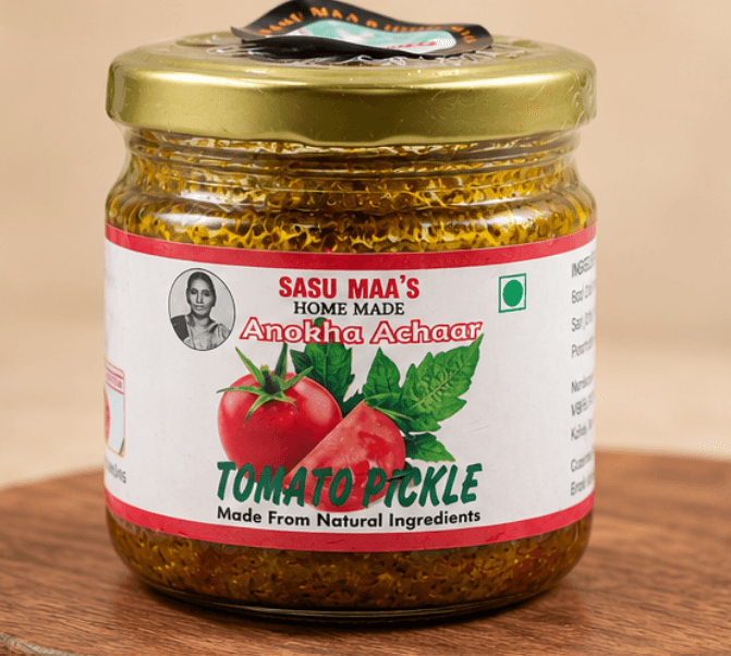 Homemade Tomato Pickle with Traditional Indian Spices and Tangy Flavour