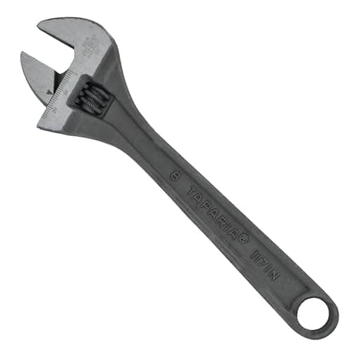 Taparia 1171-8, 8-Inch (205 mm) Adjustable Spanner - Forged Chrome Vanadium Steel with Precision Jaws and Insulated Grip, 26mm Jaw Opening for Tightening, Loosening, and Plumbing - Professional Tool for Mechanics, Electricians, and DIY Repairs view 2