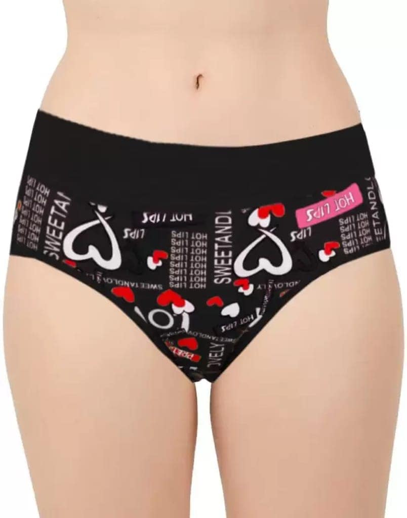 DOOZIE LOVEPLUS WOMEN'S HIPSTER MULTICOLOR COTTON PRINTED PANTY PACK OF 6 view 3