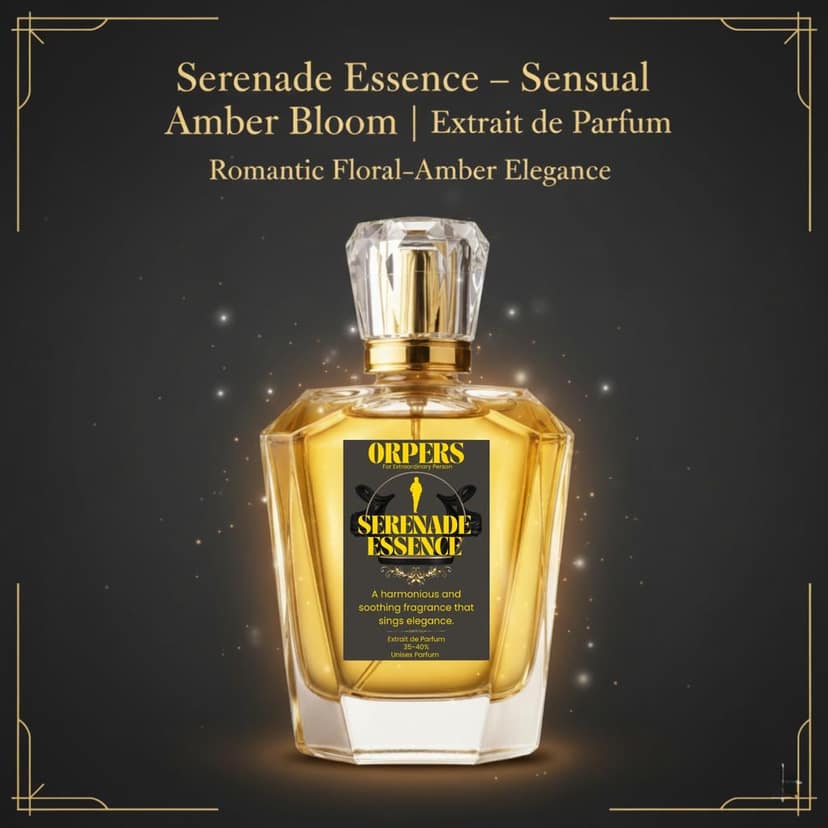 ORPERS Serenade Essence Extrait de Parfum Unisex | 100ml Rose Amber Fragrance Spray | 40% Oil Concentration view 2