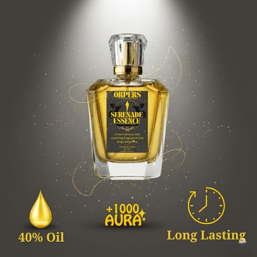 ORPERS Serenade Essence Extrait de Parfum Unisex | 100ml Rose Amber Fragrance Spray | 40% Oil Concentration view 4