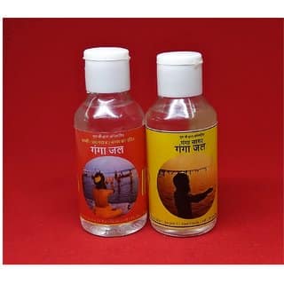 2 Set Of Ganga Sagar (Kolkata) Kashi (Prayag Raj) Sangam Pavitra Ganga Jal Holy Water For Purpose Of Havan Pujan