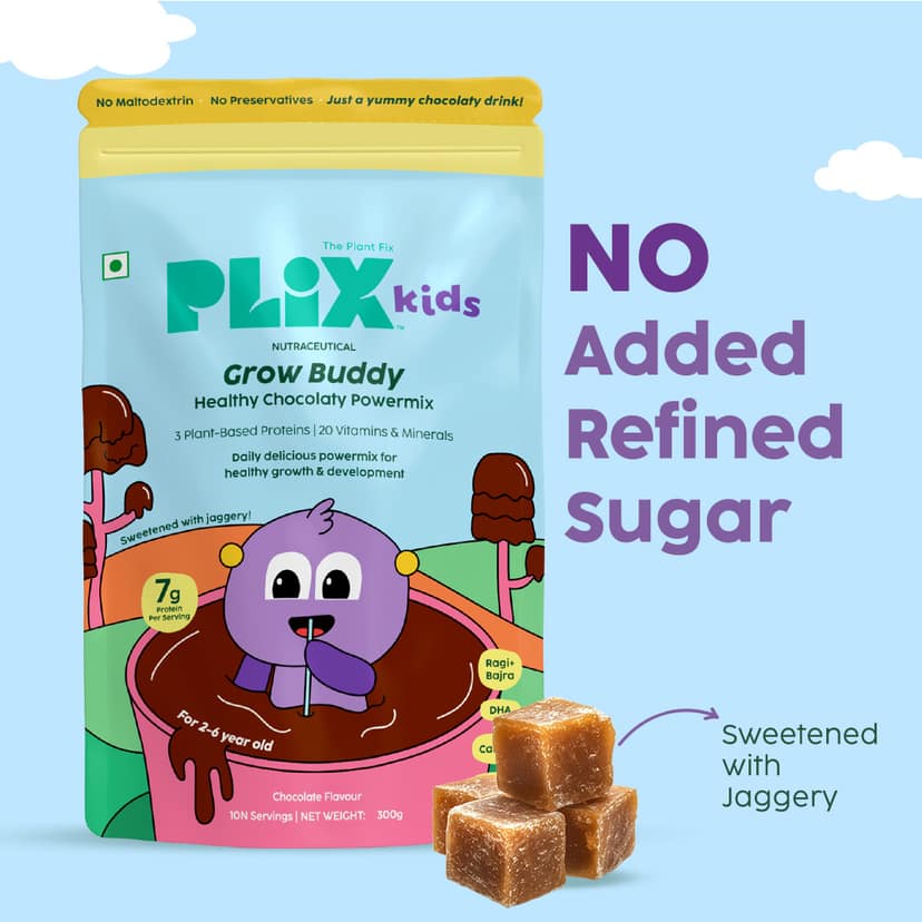 Grow Buddy Healthy Chocolaty Powermix | 7-12 Years __Pro Pack__ view 5