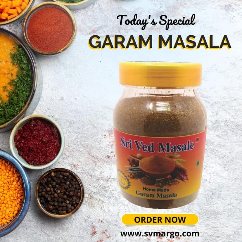 Garam masala /Garam masala powder |No onion and No garlic | it is the mixture of 18 whole spices | (100Gms)