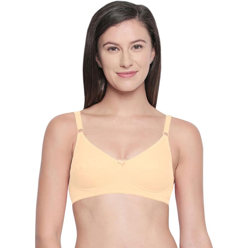 Bodycare Cotton Spandex Non Padded Non wired Perfect coverage bra-Pack of 3 view 2
