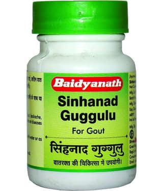 Baidyanath Sinhanad Guggulu Tablet 80 No.S Pack of 1