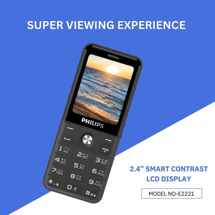 Philips E2221 Keypad Mobile Phone view 6